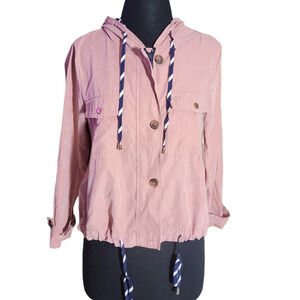 50th street jacket color pink and blue sz petite S